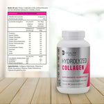 Hydrolyzed collagen with Hyaluronic Acid, Elastin and Vitamin C 180 capsules