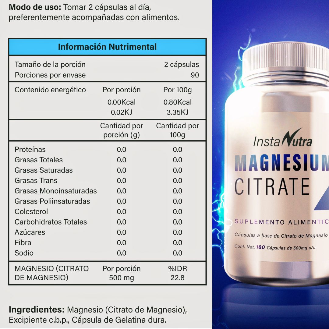 Kit Súper Energía: Citrato de Magnesio + Citrato de Potasio