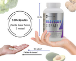 Magnesium Citrate, 100% Natural, 180 capsules